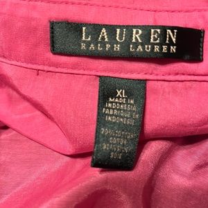 pretty pink light button shirt